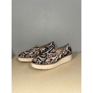 Vince Camuto Women's Snake Print Platform Loafers Shoes Size‎ 7.5 M